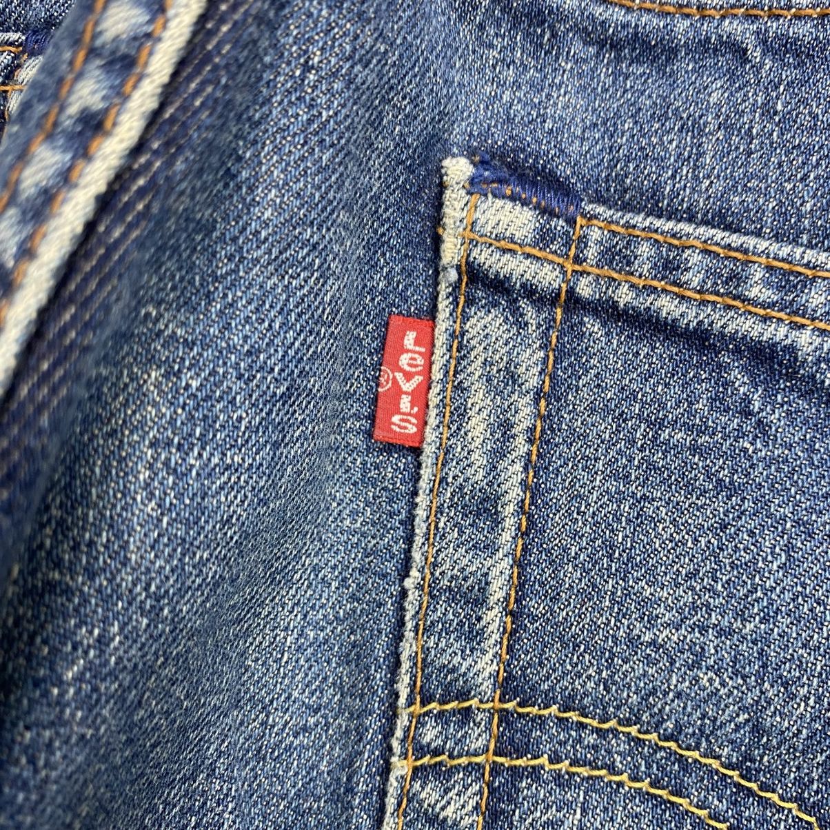 Levi's Vintage Clothing 🇯🇵1990s Vintage Levis 503 Japan 34x36 Blue Baggy Jeans Size US 33 - 8 Thumbnail