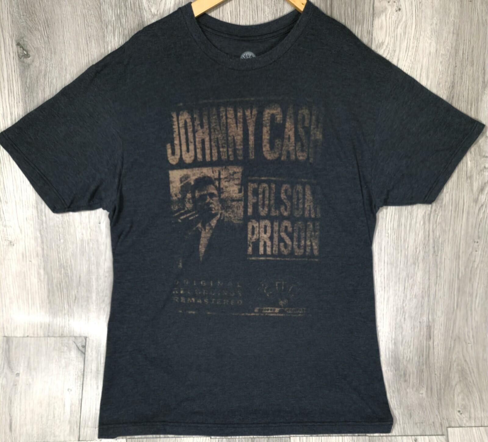 Other Johnny Cash Folsom Prison Distressed Design Men Size: L #12 Size US L / EU 52-54 / 3 - 1 Thumbnail
