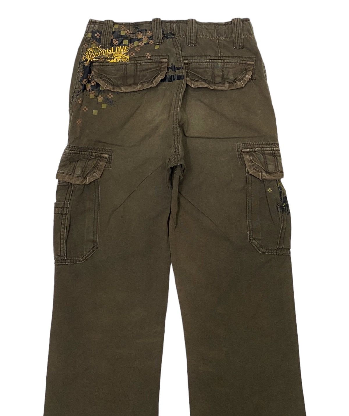 Beauty Beast RARE🔥VINTAGE BODY GLOVE BROWN CARGO PANTS MULTI POCKET Size US 30 / EU 46 - 6 Thumbnail