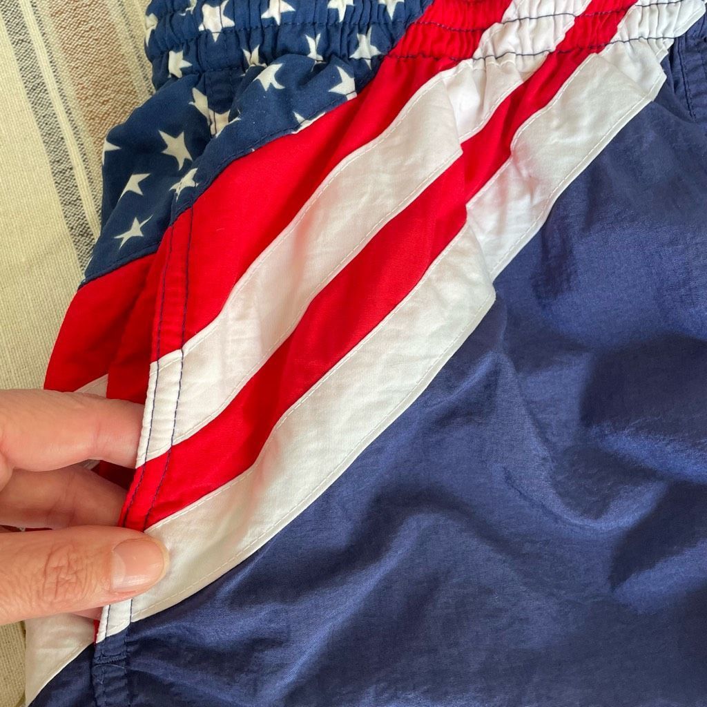 Speedo Vintage 90s Speedo Swim Trunks Men’s American Flag M 6” Inse Size US 32 / EU 48 - 7 Thumbnail