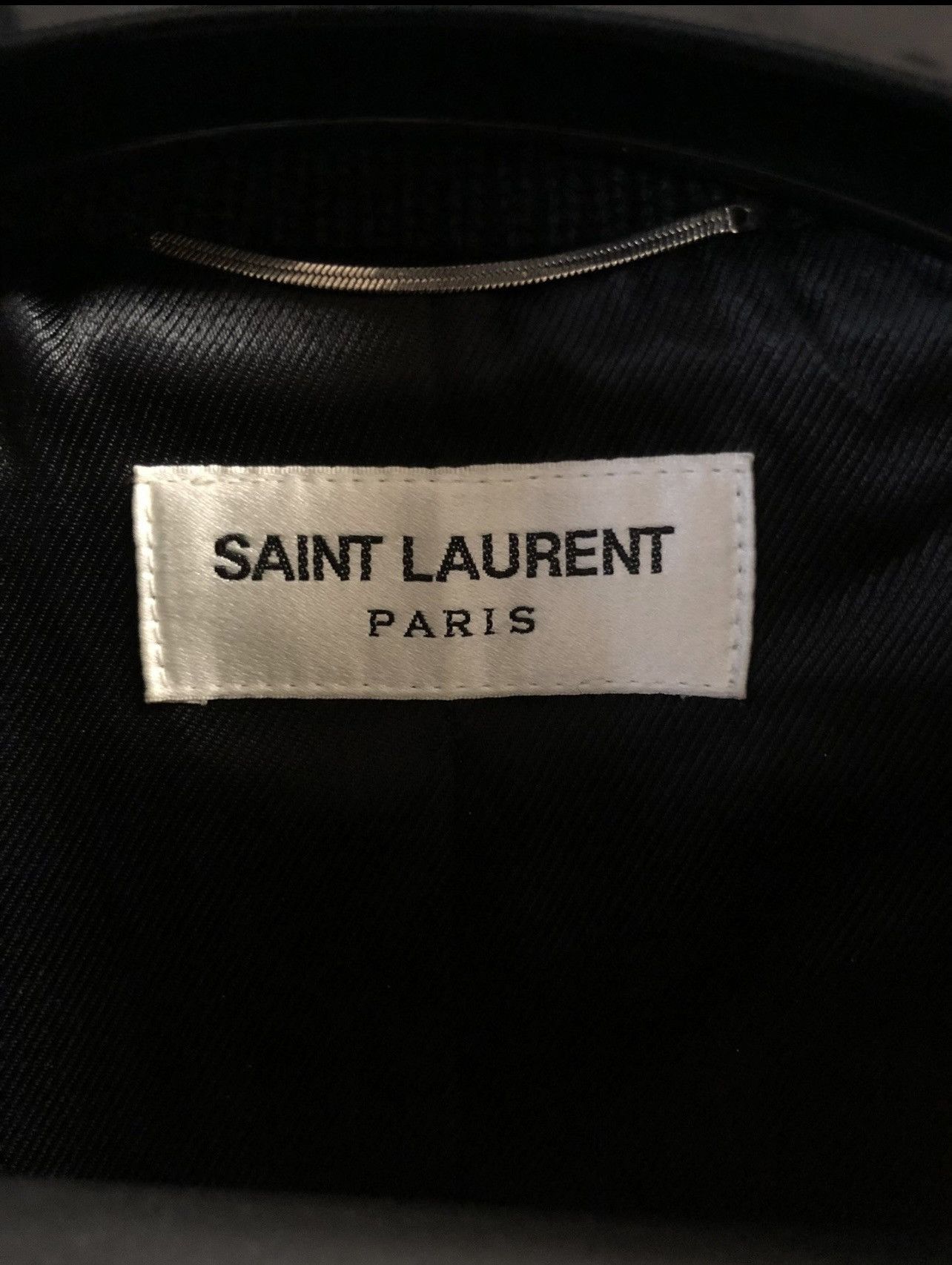 Saint Laurent Paris Saint Laurent Paris Logo Teddy Black Sz. 52 Size US L / EU 52-54 / 3 - 9 Thumbnail