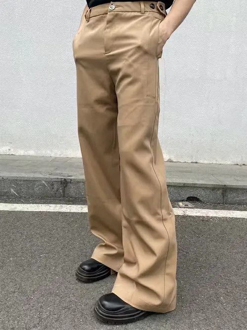 image of Vintage Utility Flared Vibe Cargo Pants in Brown, Men's (Size 32)