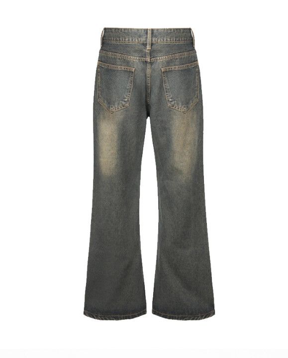 Japanese Brand Men's hippie trendy washed distressed flared jeans Size US 32 / EU 48 - 2 Thumbnail
