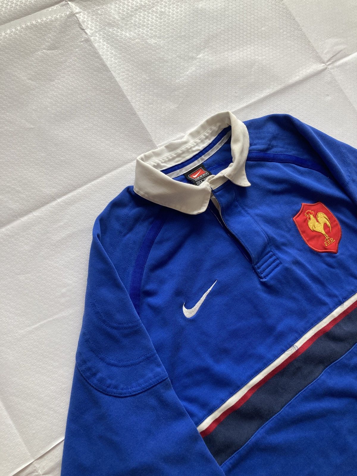 Nike Nike Vintage France 1999 Rugby Union Jersey Longsleeve Shirt Size US M / EU 48-50 / 2 - 5 Thumbnail
