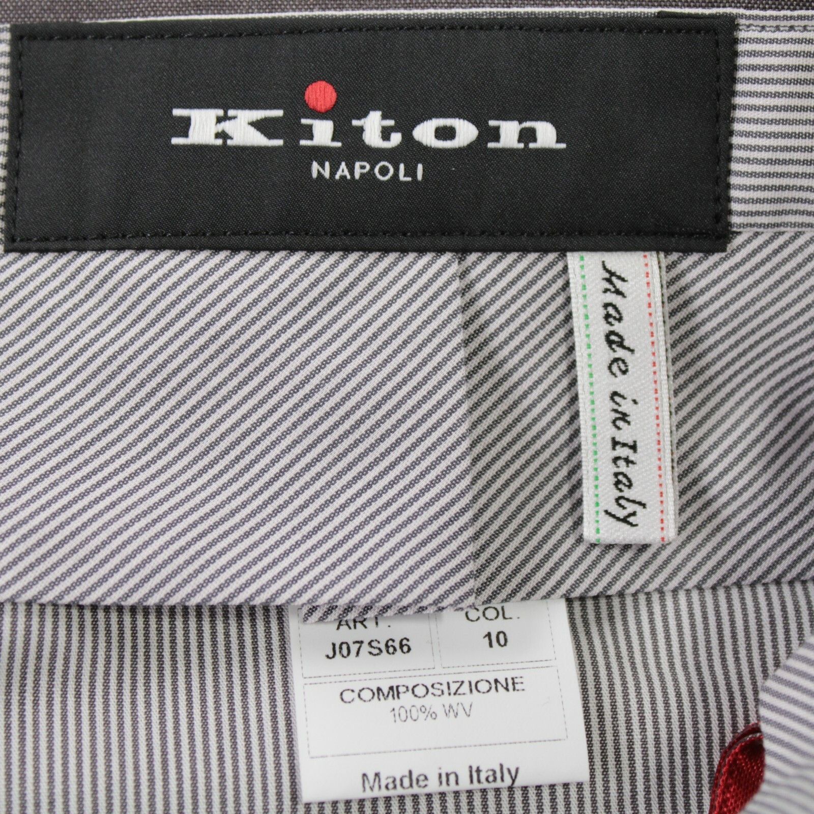 Kiton Kiton New with tags Dress Pants Size 33 US In Gray Size US 33 - 8 Thumbnail