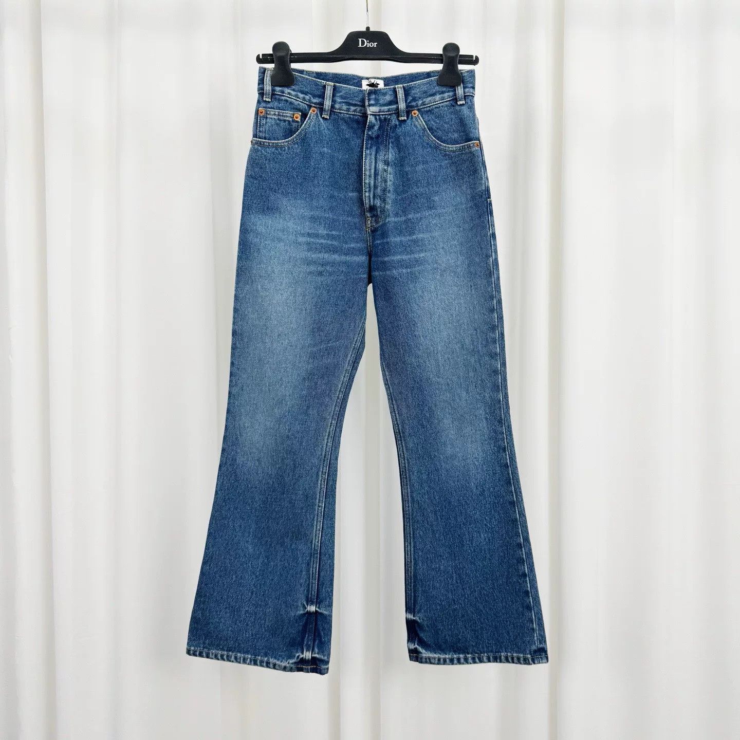 Dior dior blue wash flared jeans size 34 Size 34" / US 12 / IT 48 - 1 Thumbnail
