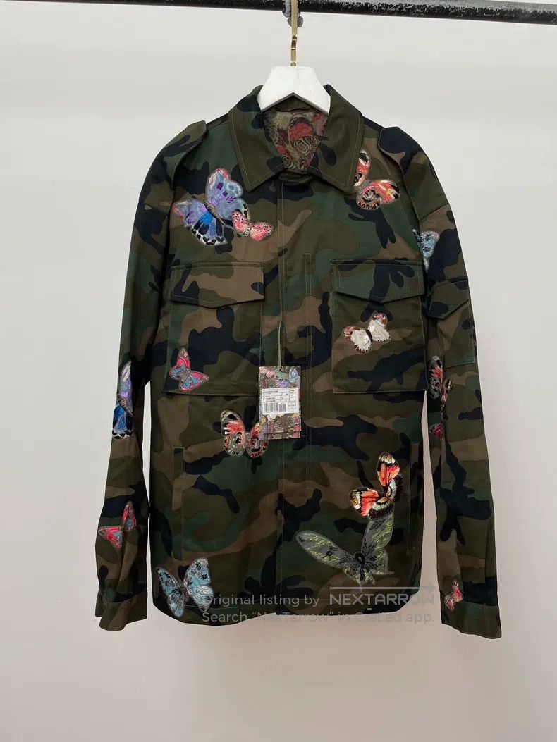 Valentino Valentino Butterfly camouflage jacket Size M / US 6-8 / IT 42-44 - 1 Thumbnail