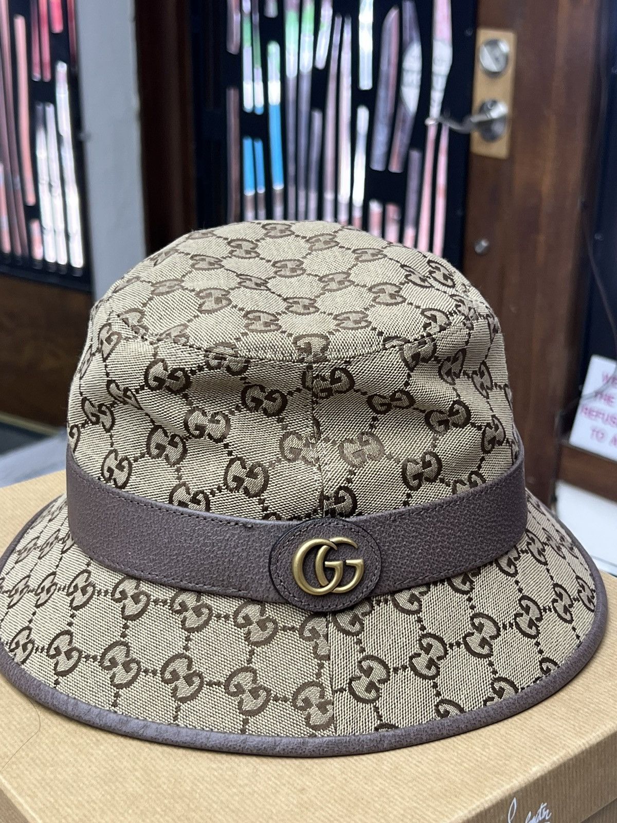 Gucci Gucci GG Canvas Bucket Hat Size ONE SIZE - 1 Thumbnail