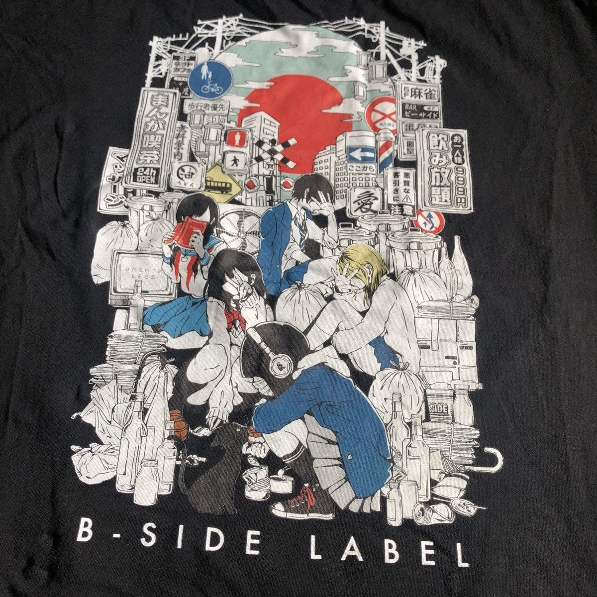 Japanese Brand Vintage B-Side Label Japanese Brand City Graphic Logo Tee Size US XL / EU 56 / 4 - 3 Thumbnail