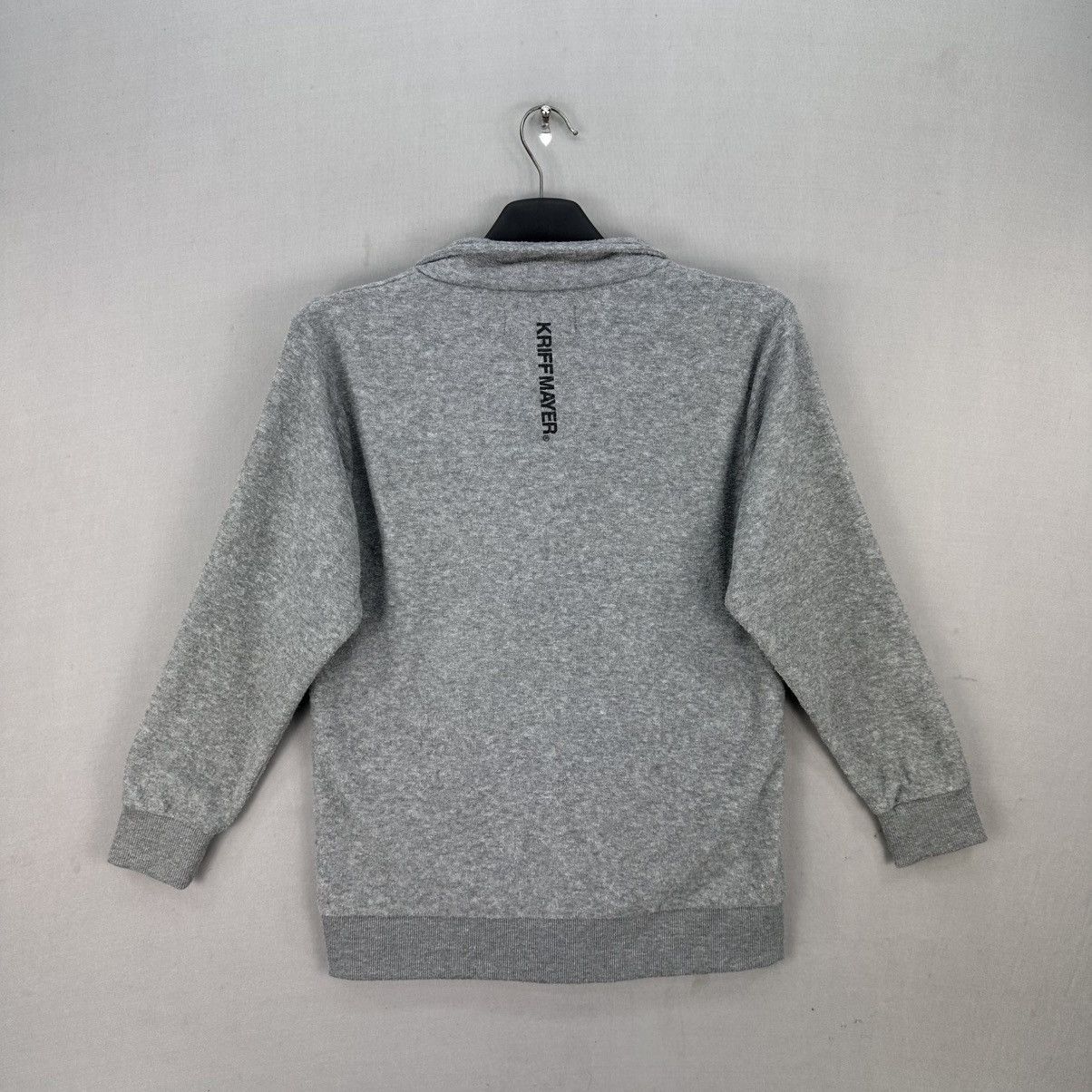 American Apparel × Designer × Japanese Brand Kriff Mayer Big Spellout logo Fleece Zipper Jacket for Kid Size US XXS / EU 40 - 4 Thumbnail