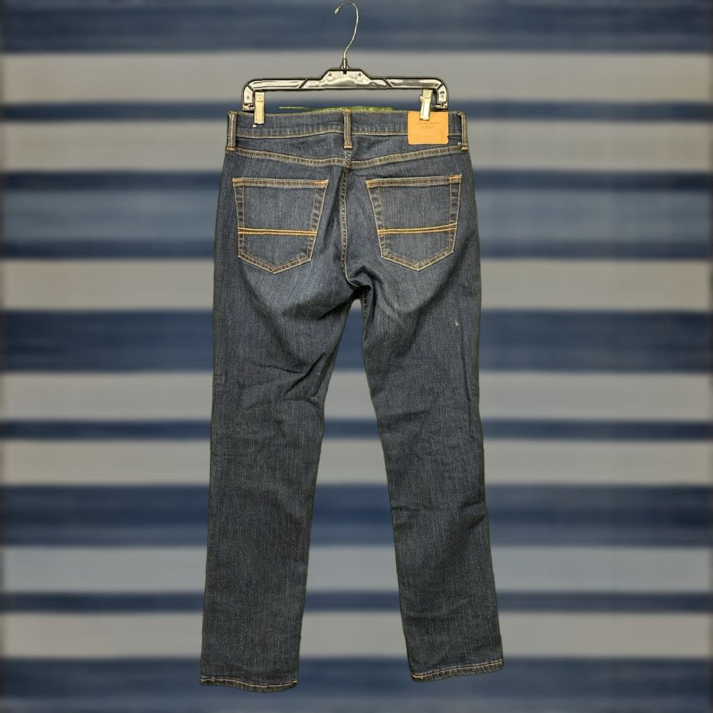 Abercrombie & Fitch VINTAGE Abercrombie & Fitch Jeans Distressed Straight 30x32 Y2K Blue Mens Size US 30 / EU 46 - 1 Thumbnail