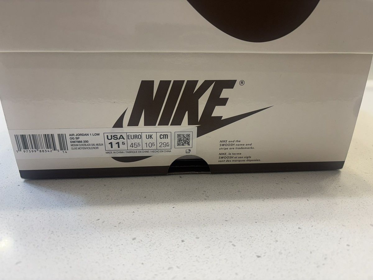 Jordan Brand × Travis Scott Travis Scott Jordan one low medium olive size 11.5 Size US 11.5 / EU 44-45 - 12 Thumbnail