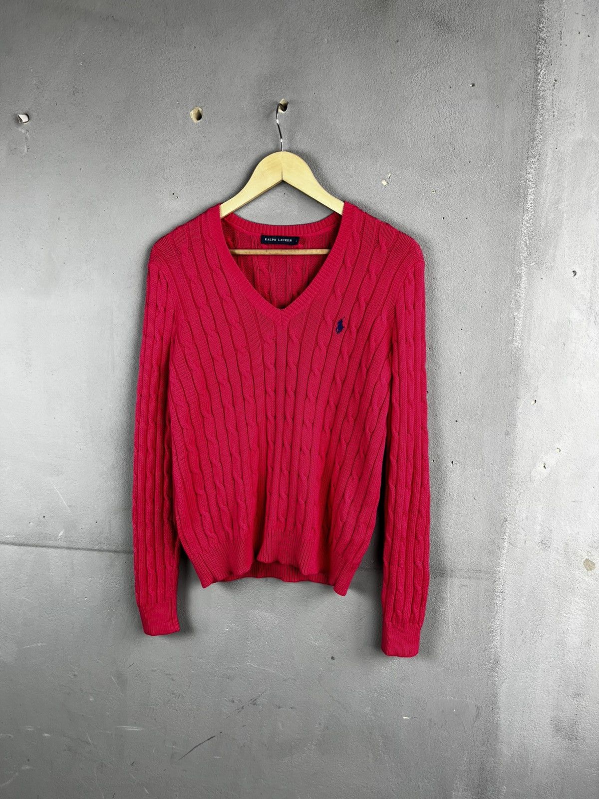 Polo Ralph Lauren Polo Ralph Lauren pink sweater vintage size l Size L / US 10 / IT 46 - 3 Thumbnail