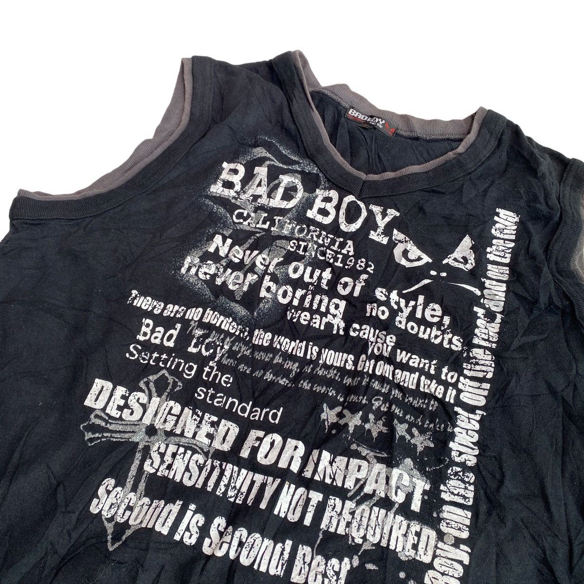 If Six Was Nine × Japanese Brand × Le Grande Bleu (L.G.B.) Badboy -Japanese Cross Y2k Tanktop ifsixwas9 Size US L / EU 52-54 / 3 - 3 Thumbnail