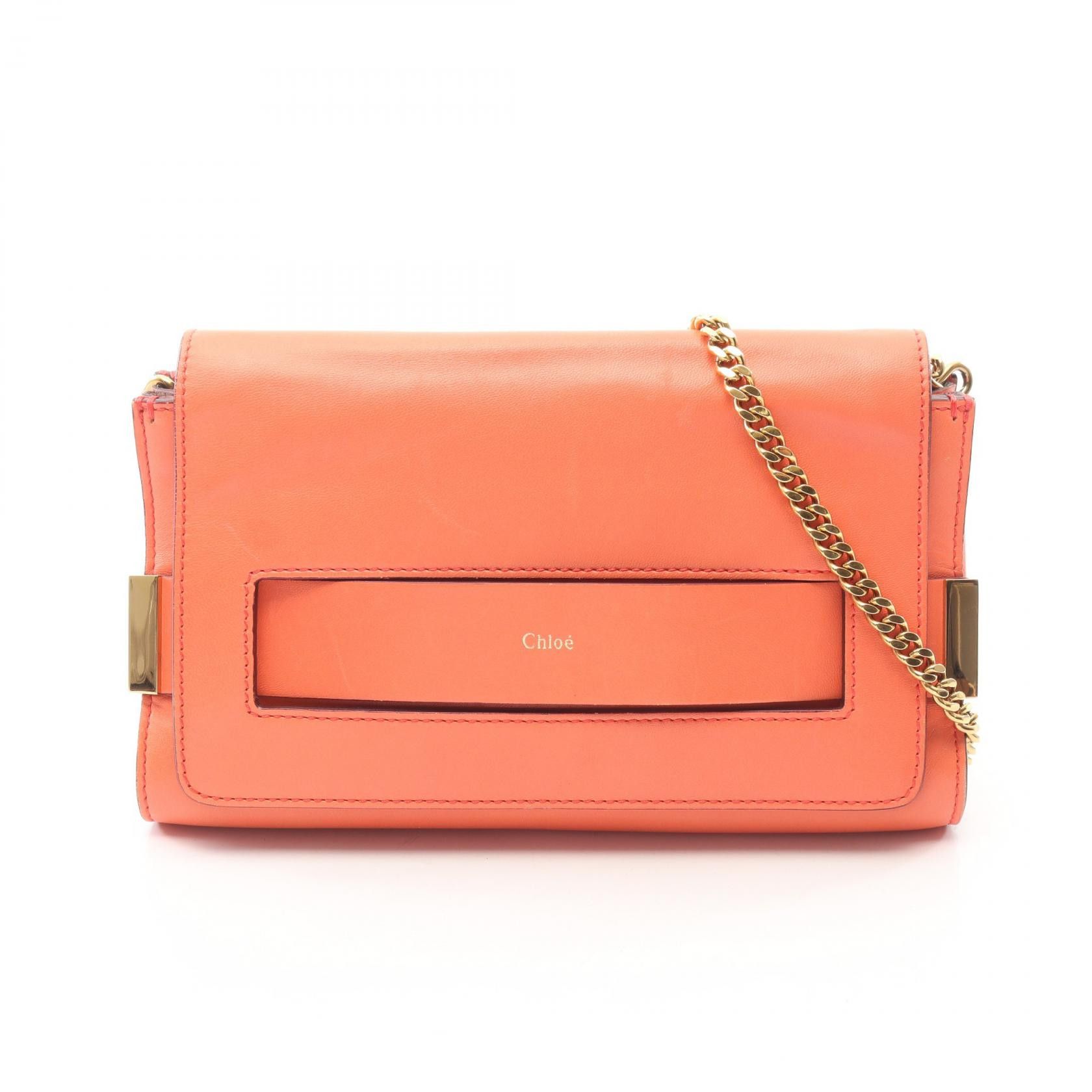 Chloe Chloe Chloe ELLE Leather Shoulder Bag Leather Shoulder Bag DUTY FREE for USA Size ONE SIZE - 1 Thumbnail