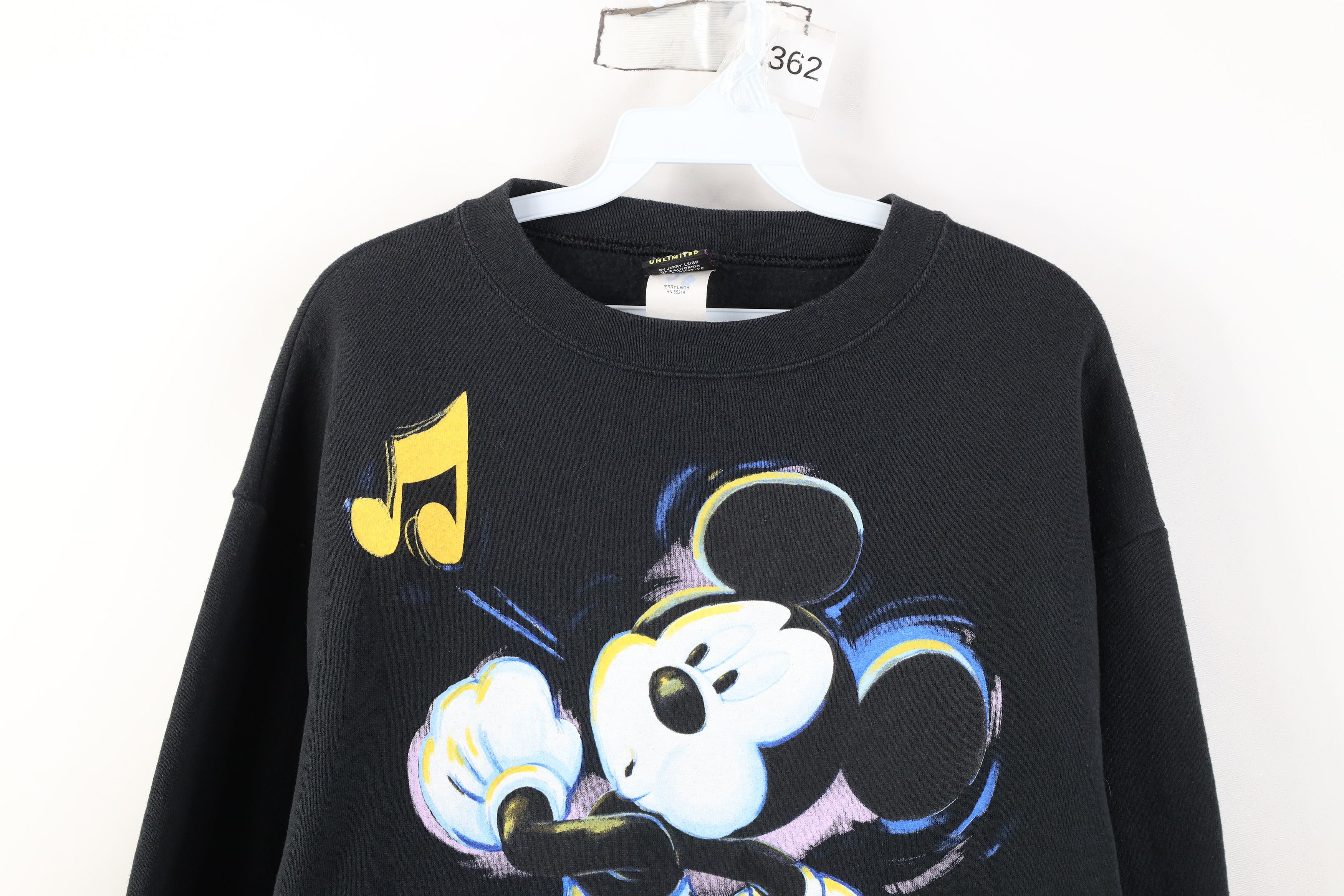 Disney Vintage 90s Disney Jumbo Mickey Mouse Painted Sweatshirt Size S / US 4 / IT 40 - 2 Thumbnail