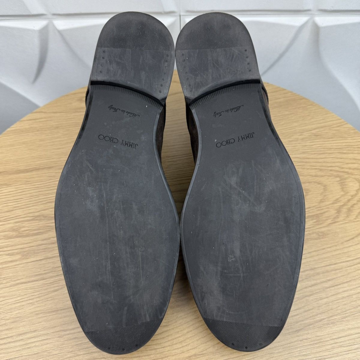 Jimmy Choo JIMMY CHOO Derby Suede Shoes Lace Up Dark Brown Men’s Size US 11 / EU 44 - 11 Thumbnail