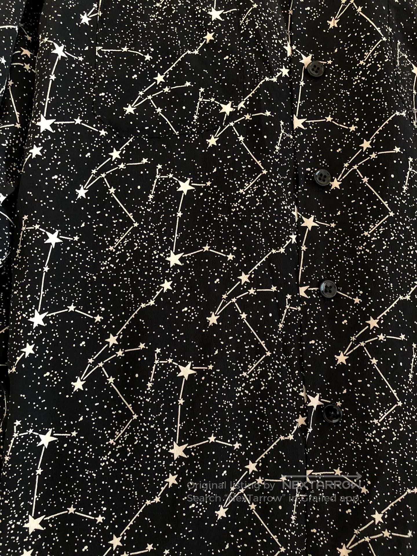 Saint Laurent Paris Saint Laurent Star Print Shirt. Size M / US 6-8 / IT 42-44 - 3 Thumbnail