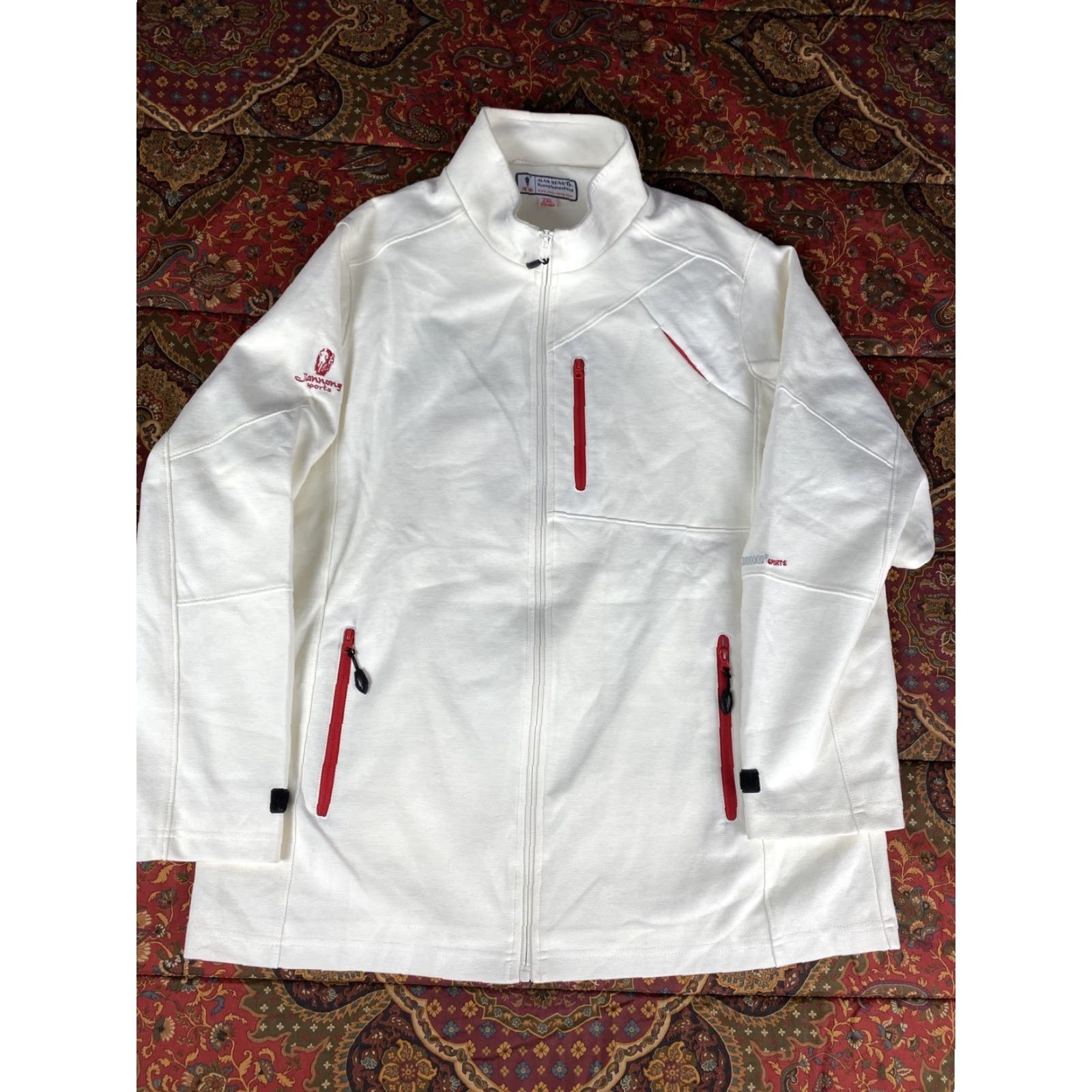 Vintage VINTAGE Jian Nong philippines Sportswear Jacket Mens 2XL White Golf Tennis Track Activewear Shirts Mens Size US XXL / EU 58 / 5 - 2 Thumbnail