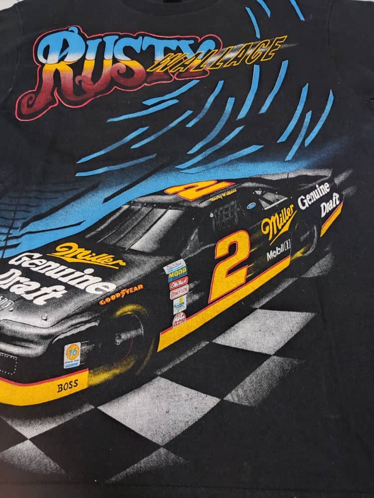 Fruit Of The Loom Vintage90 NASCAR RUSTY WALLACE Size US M / EU 48-50 / 2 - 11 Thumbnail