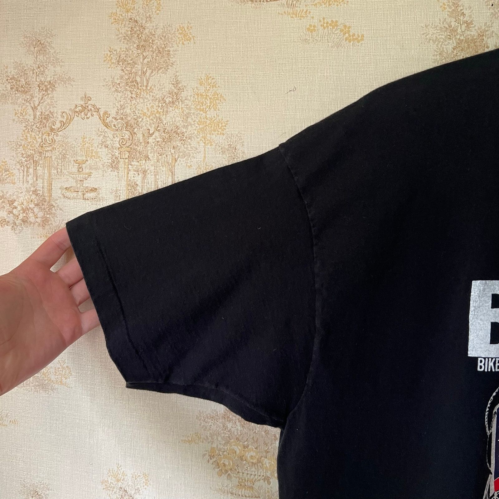 Vintage Vtg 90s Single Stitch Biker Tee | Motorcycle Graphic | XLT Size US XL / EU 56 / 4 - 4 Thumbnail