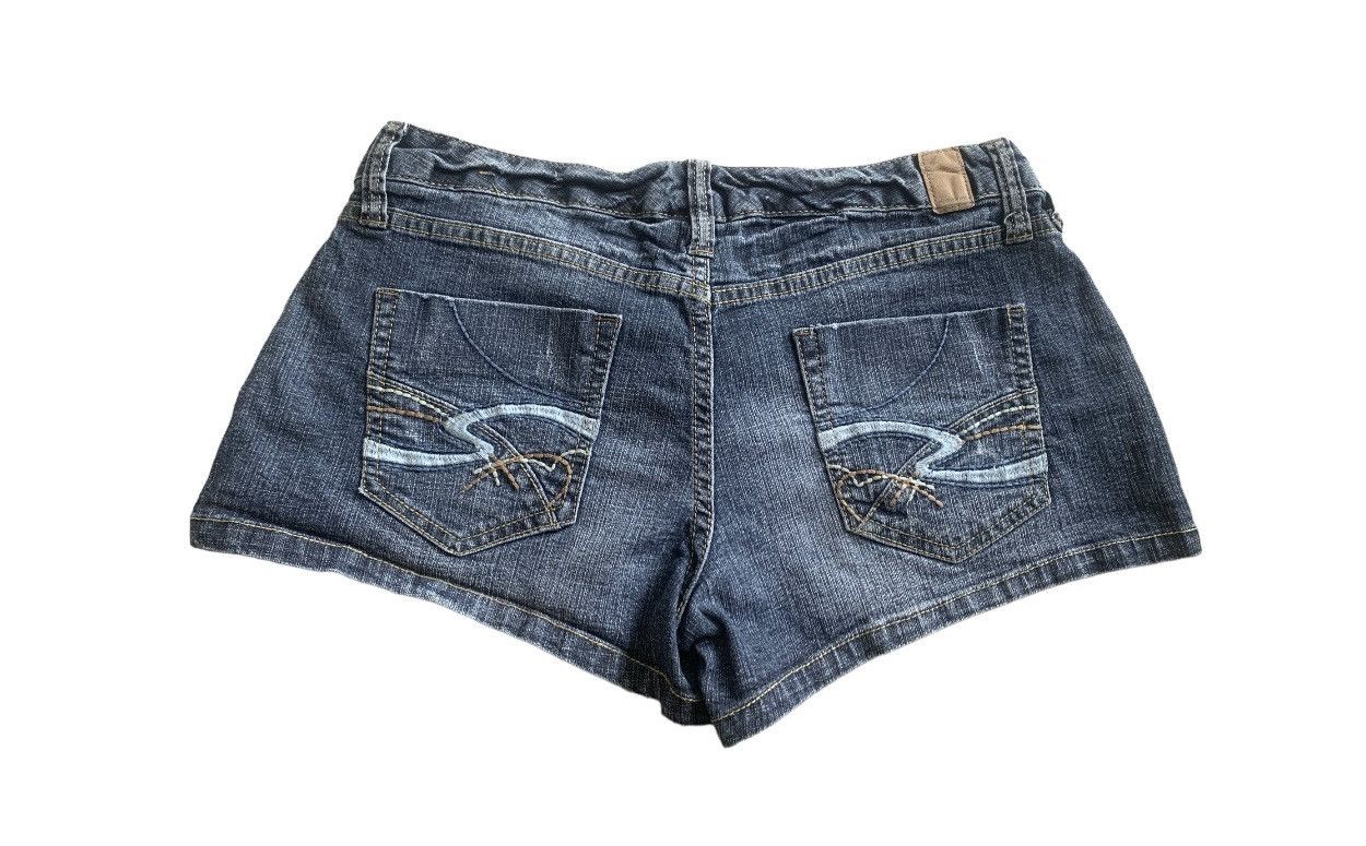 Hysteric Glamour × Jean × Vintage Crazy Y2K Style Shorts Denim Size 32" / US 10 / IT 46 - 4 Thumbnail