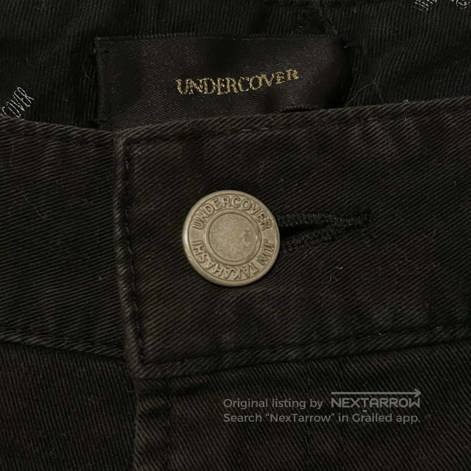 Undercover Undercover Distressed Black Denim Pants Size 5. Size US 34 / EU 50 - 4 Thumbnail