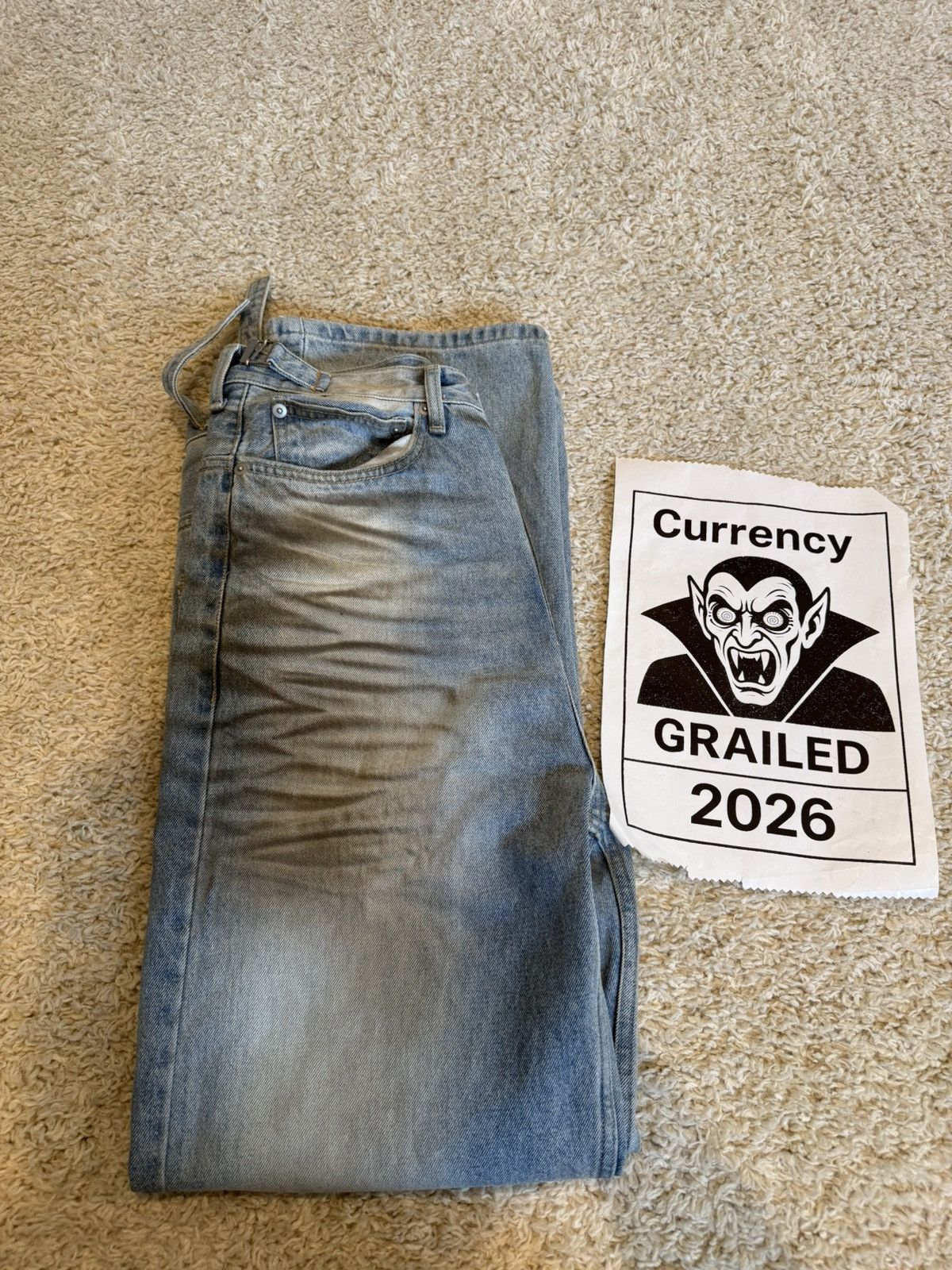 GRAILZ GRAILZ GR MUD WASH DENIM JEAN Size US 30 / EU 46 - 8 Thumbnail