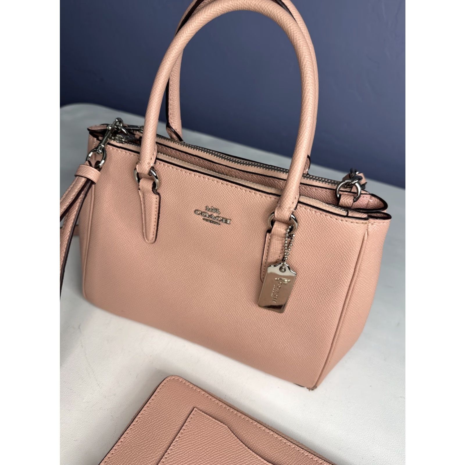 Coach Coach Bag Crossbody Mini Surrey Carryall Pink With Wallet Women Purse Size ONE SIZE - 4 Thumbnail