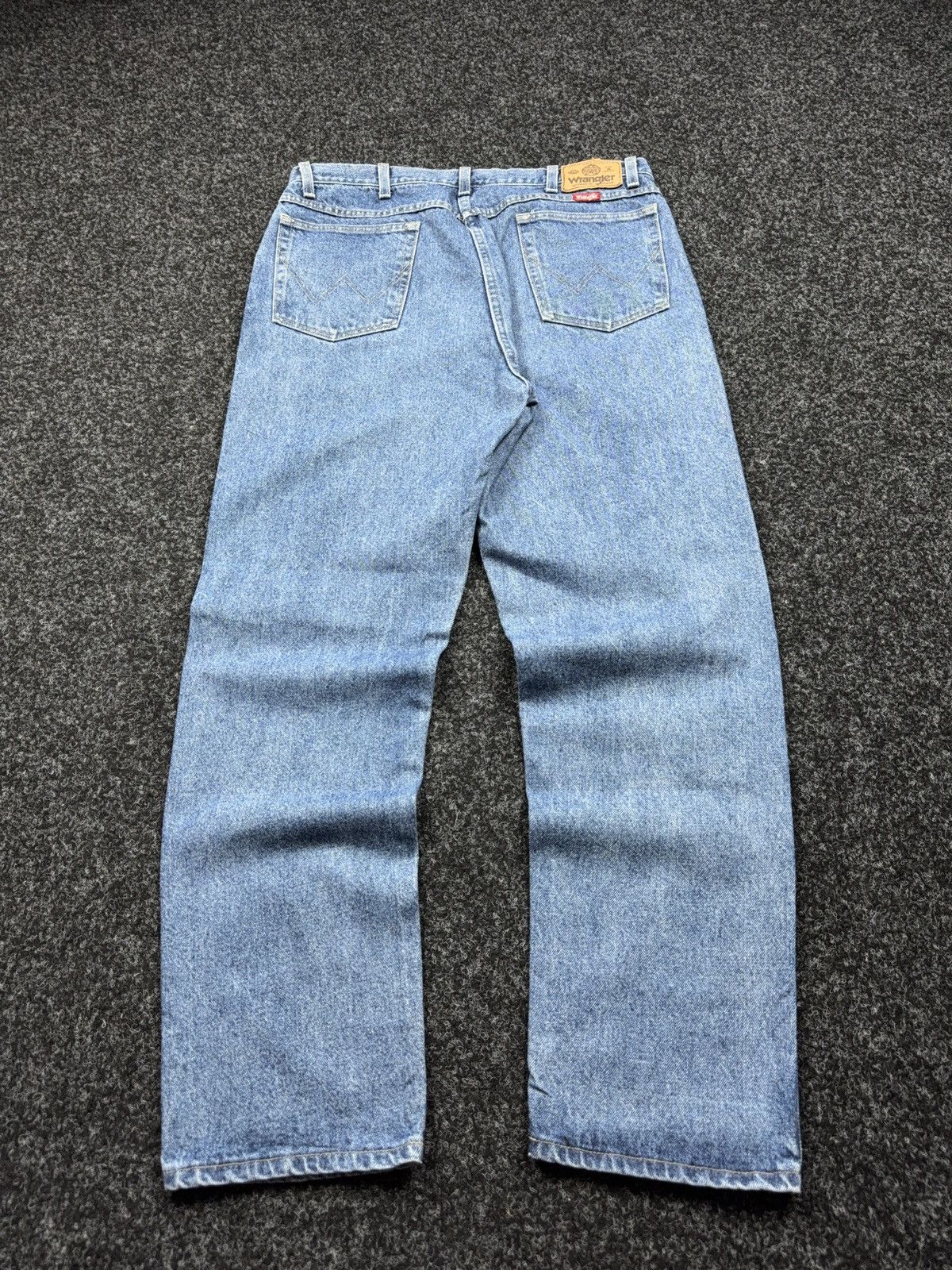 Wrangler Vintage 80s Retro Wrangler Rare Western Cowboy Jeans USA Size US 35 - 13 Thumbnail