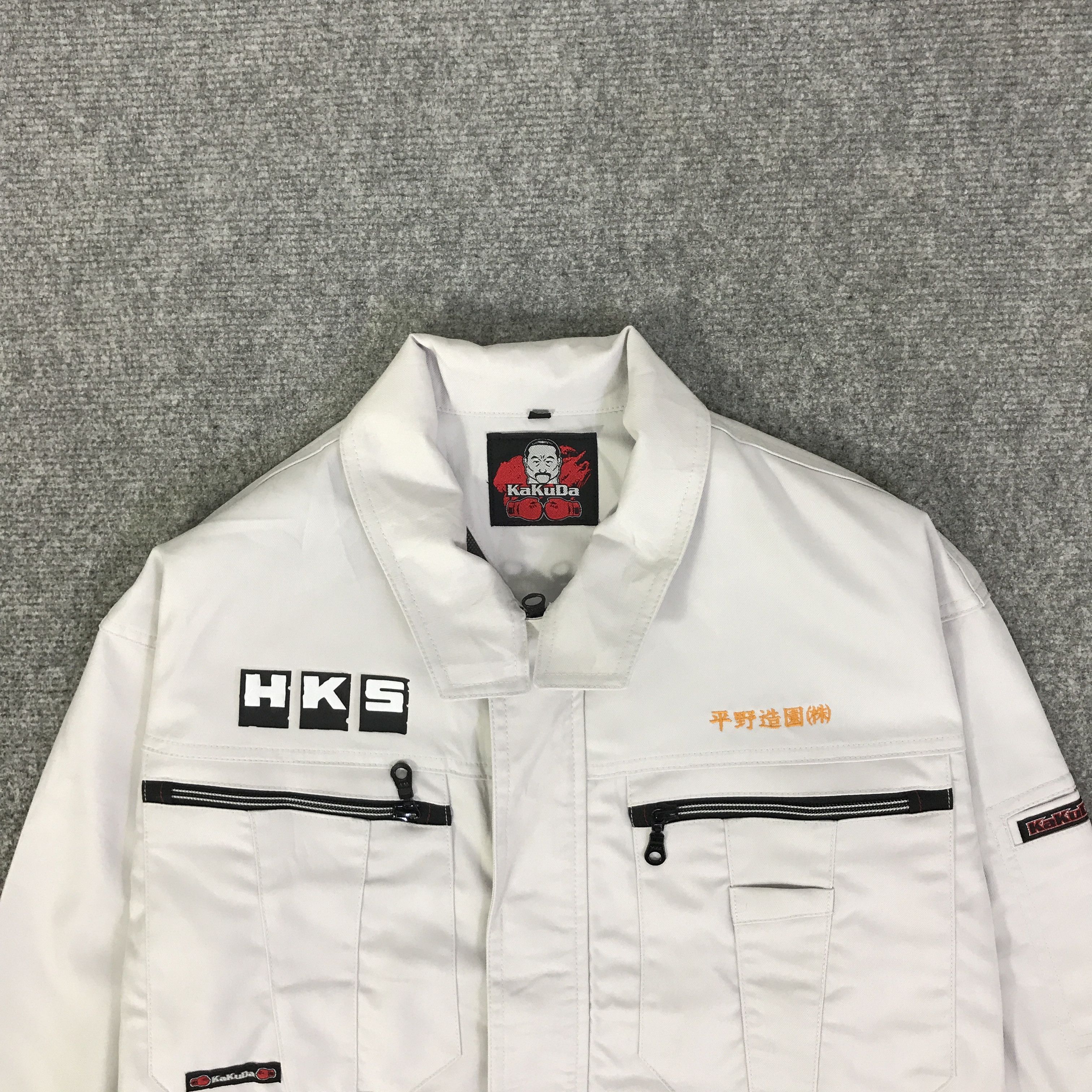 Japanese Brand HKS RACING MOTORSPORT UNIFORM CUSTOM JACKET K80B16 Size US L / EU 52-54 / 3 - 3 Thumbnail