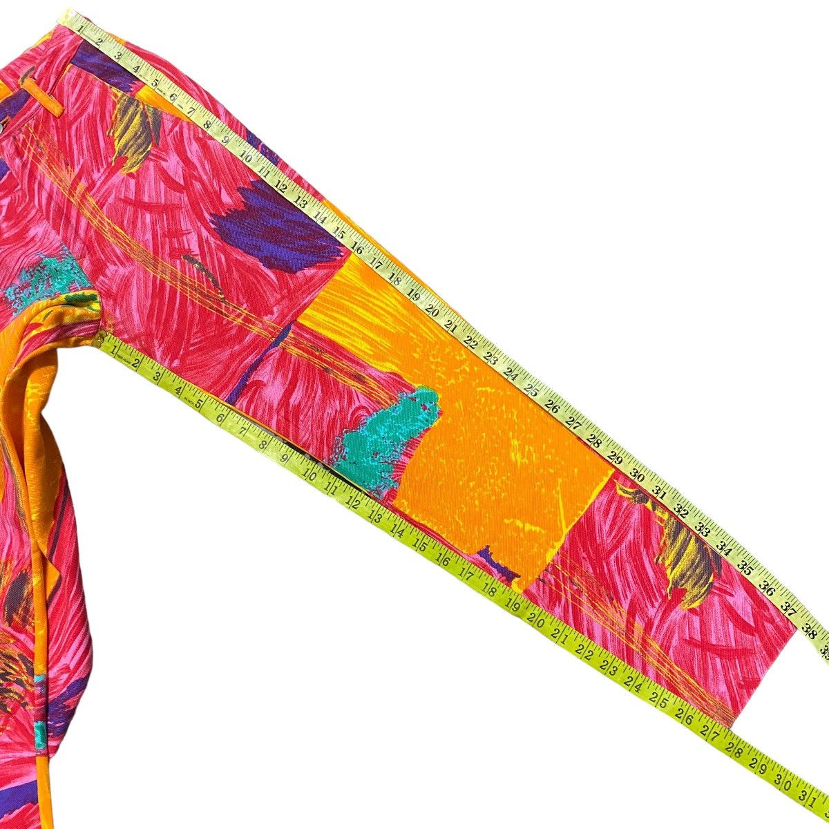 Issey Miyake Archive Issey Miyake Multi Colour Artisanal Painter Jeans Size 24" / US 00 / IT 34 - 17 Thumbnail