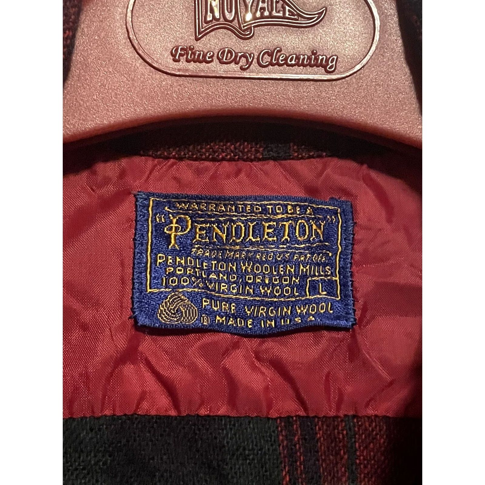 Pendleton VINTAGE Pendleton Button-Up Flannel Shirt Mens Large Red Wool Plaid Button-Up Shirt Mens Large Red Size US L / EU 52-54 / 3 - 3 Thumbnail