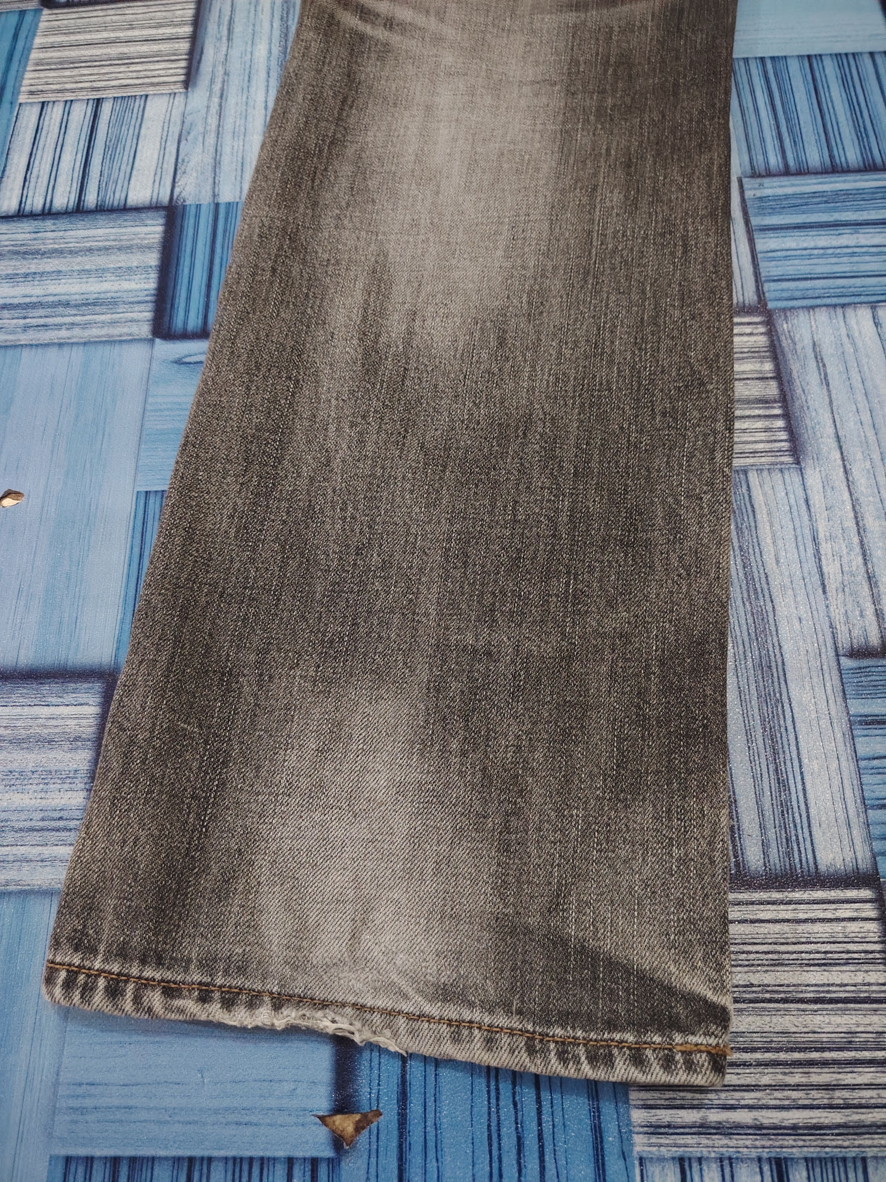 Ne-Net Japanese Net Jeans Distressed Jeans Ripped Jeans Mudwash Size US 31 - 22 Thumbnail