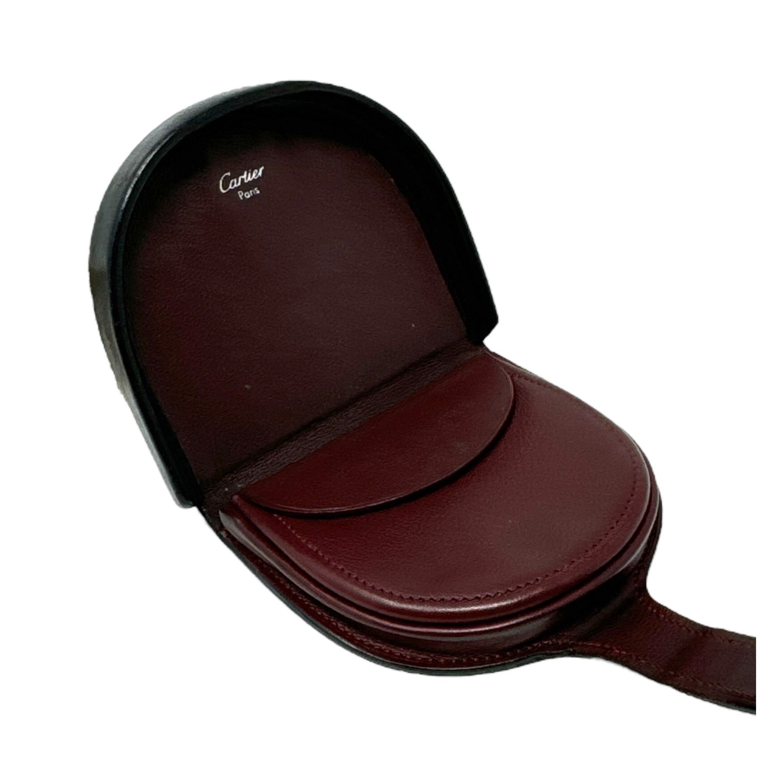 Cartier Cartier Black Leather Coin Case Size ONE SIZE - 3 Thumbnail