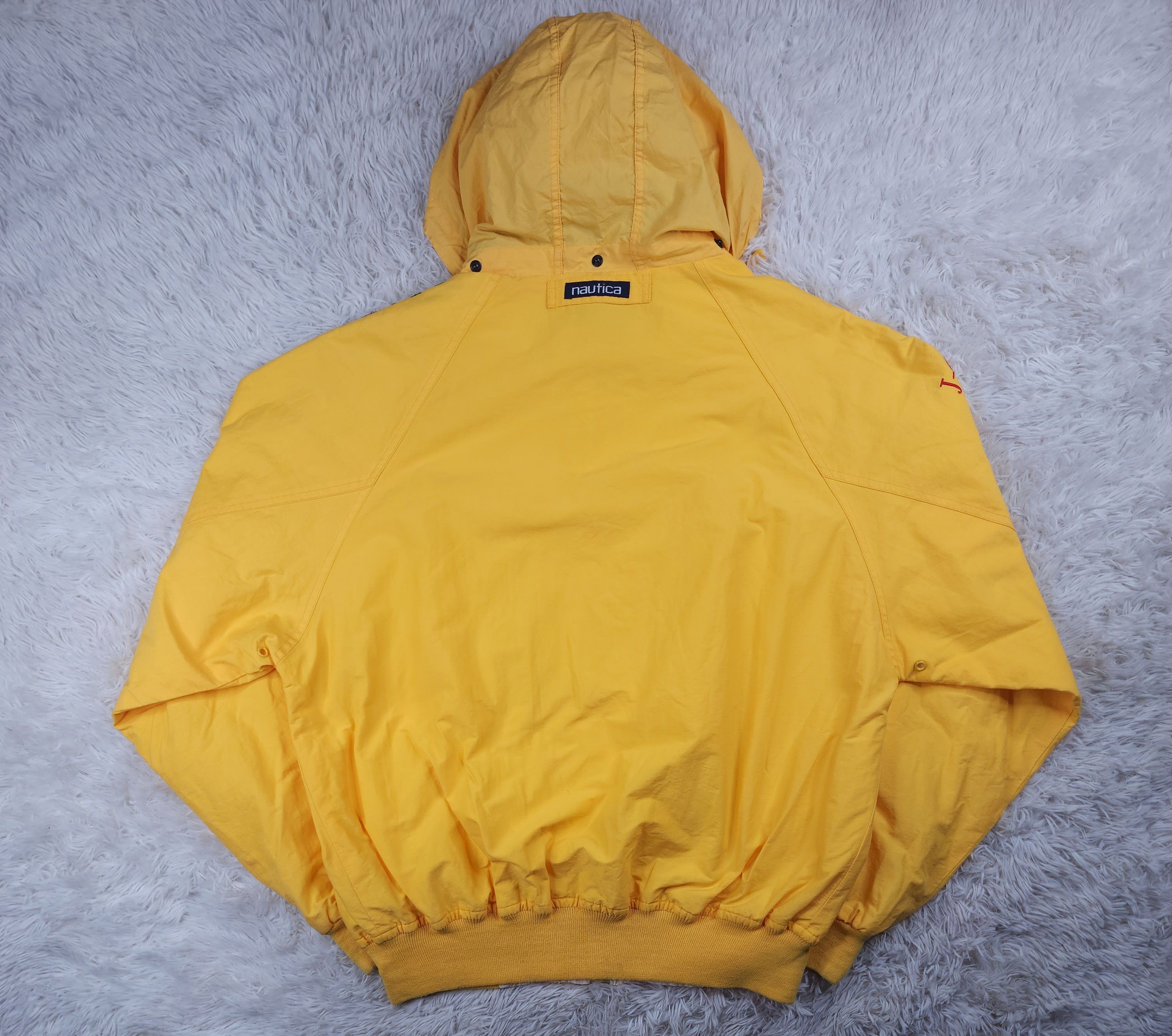 Nautica Vintage Nautica full zip yellow anorak jacket Size US XL / EU 56 / 4 - 7 Thumbnail
