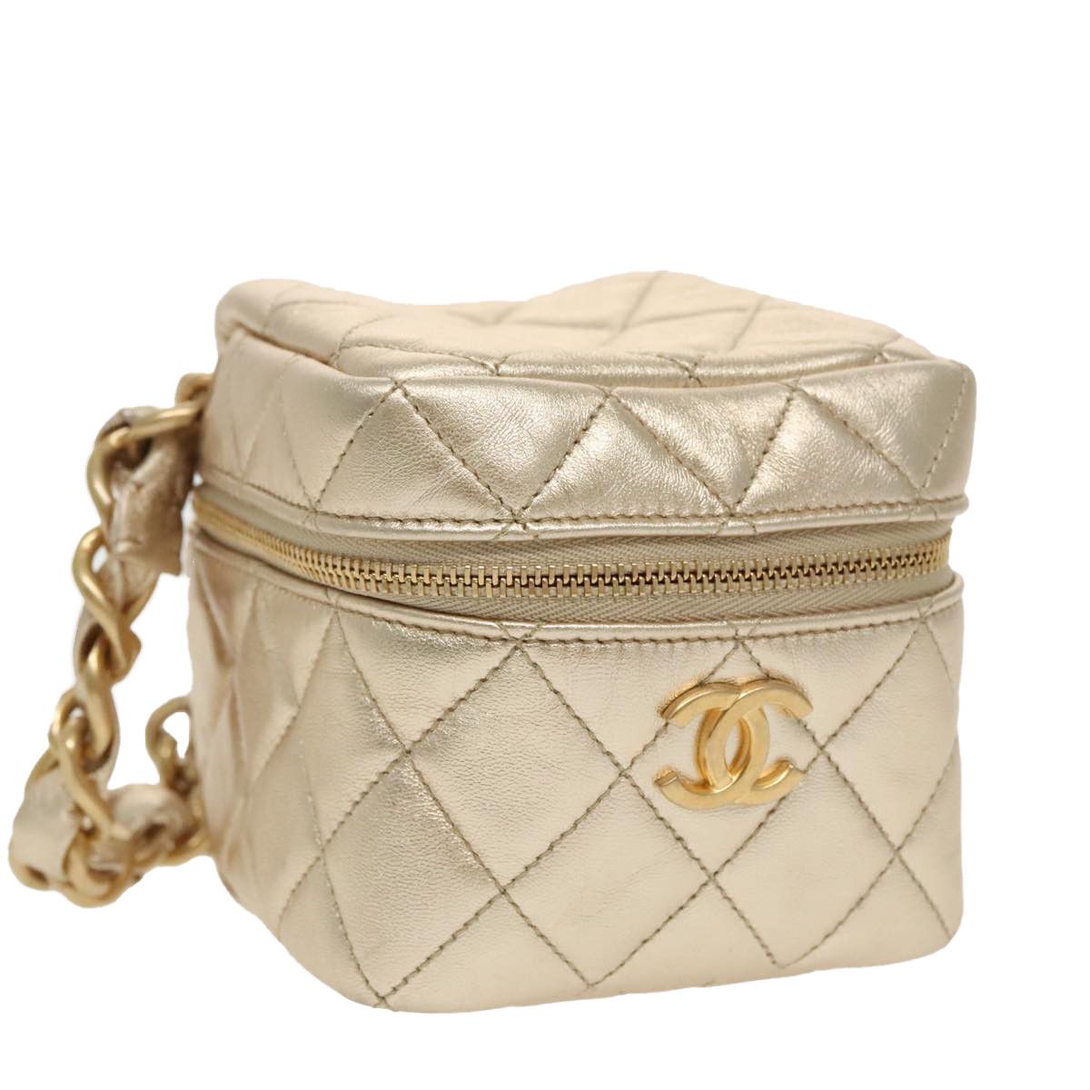 Chanel Trendy Cc Gold Leather Shoulder Bag (Pre-Owned) Size ONE SIZE - 1 Thumbnail