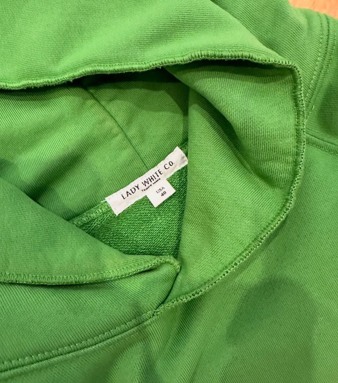 Lady White Co. Super Weighted Hoodie - Bright Green Size US L / EU 52-54 / 3 - 6 Thumbnail