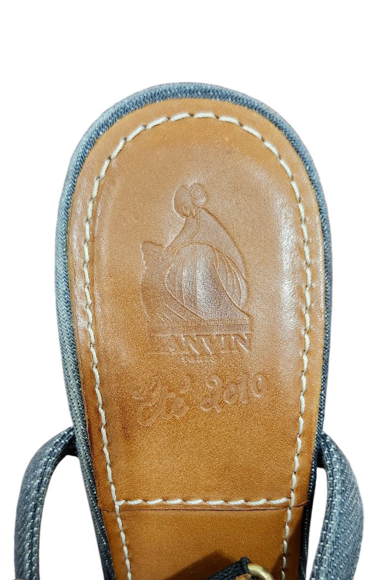Lanvin Lanvin Jean And Wooden High Heels Size EU 40/ US 9.5 Size US 9.5 / IT 39.5 - 8 Thumbnail