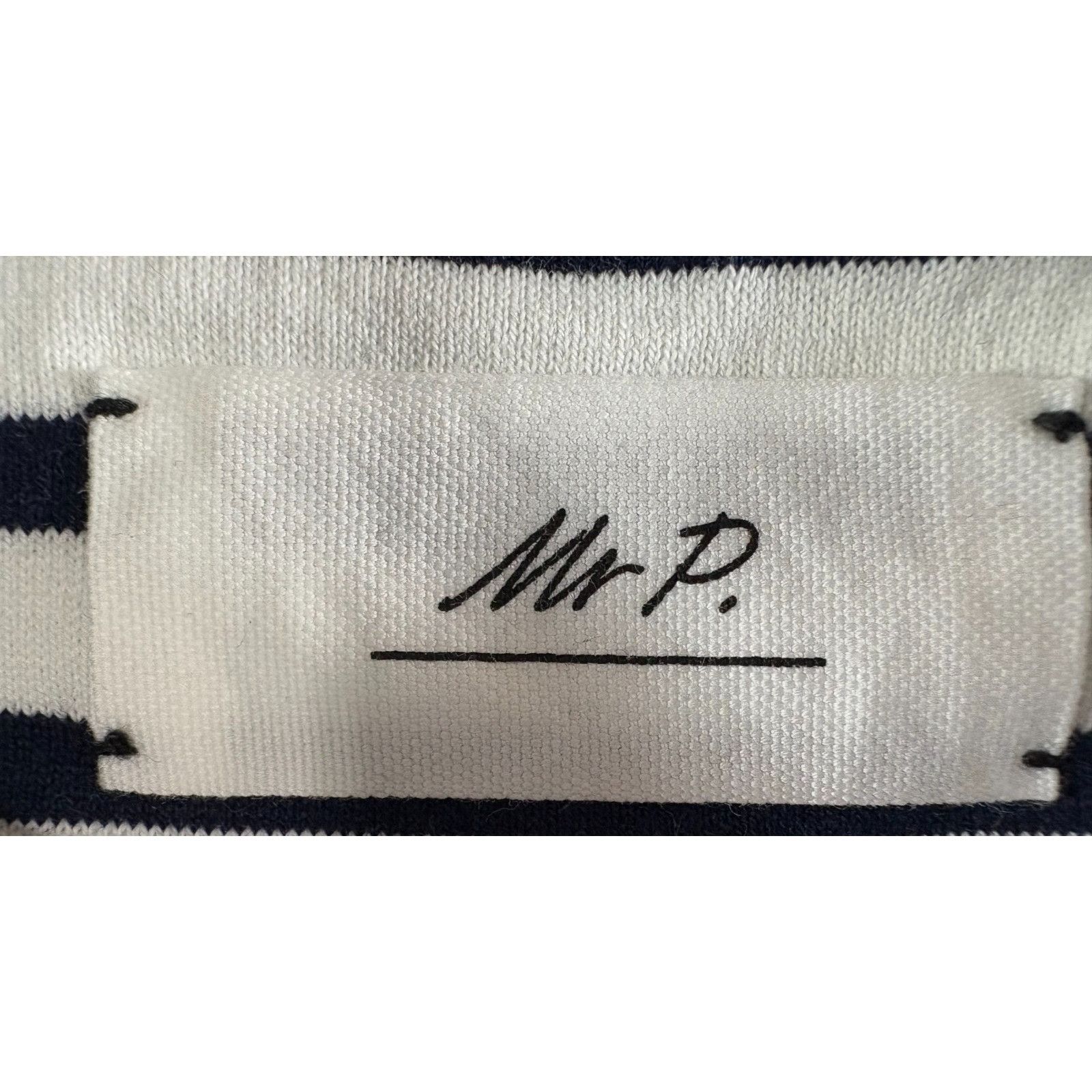 Mr P. Mr P Stripe Turtleneck Nautical pullover jersey size M color Size US M / EU 48-50 / 2 - 2 Thumbnail