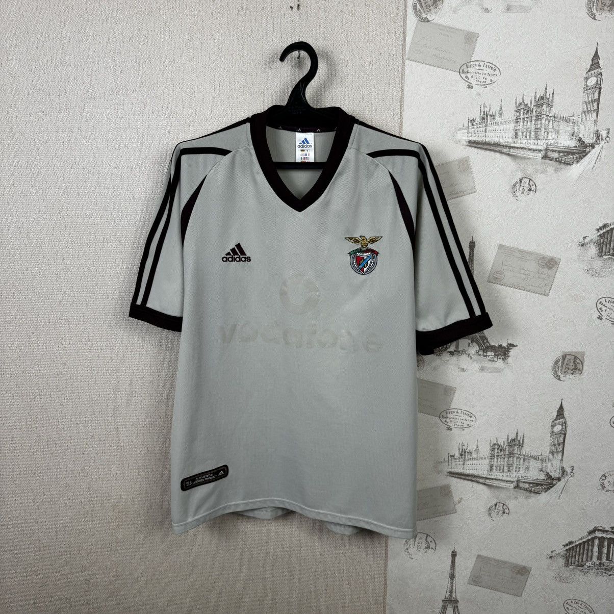 Adidas × Vintage Vintage Adidas Benfica Jersey 2001/02 Away Football Shirt L Size US L / EU 52-54 / 3 - 1 Thumbnail
