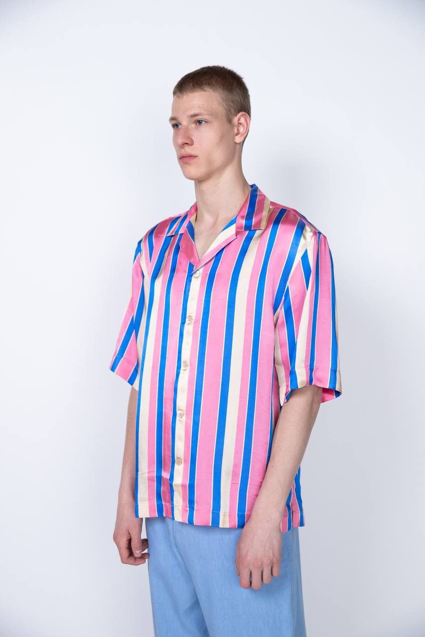 Dries Van Noten Dries Van Noten Stripped Men’s Shirt S M Size US S / EU 44-46 / 1 - 2 Thumbnail
