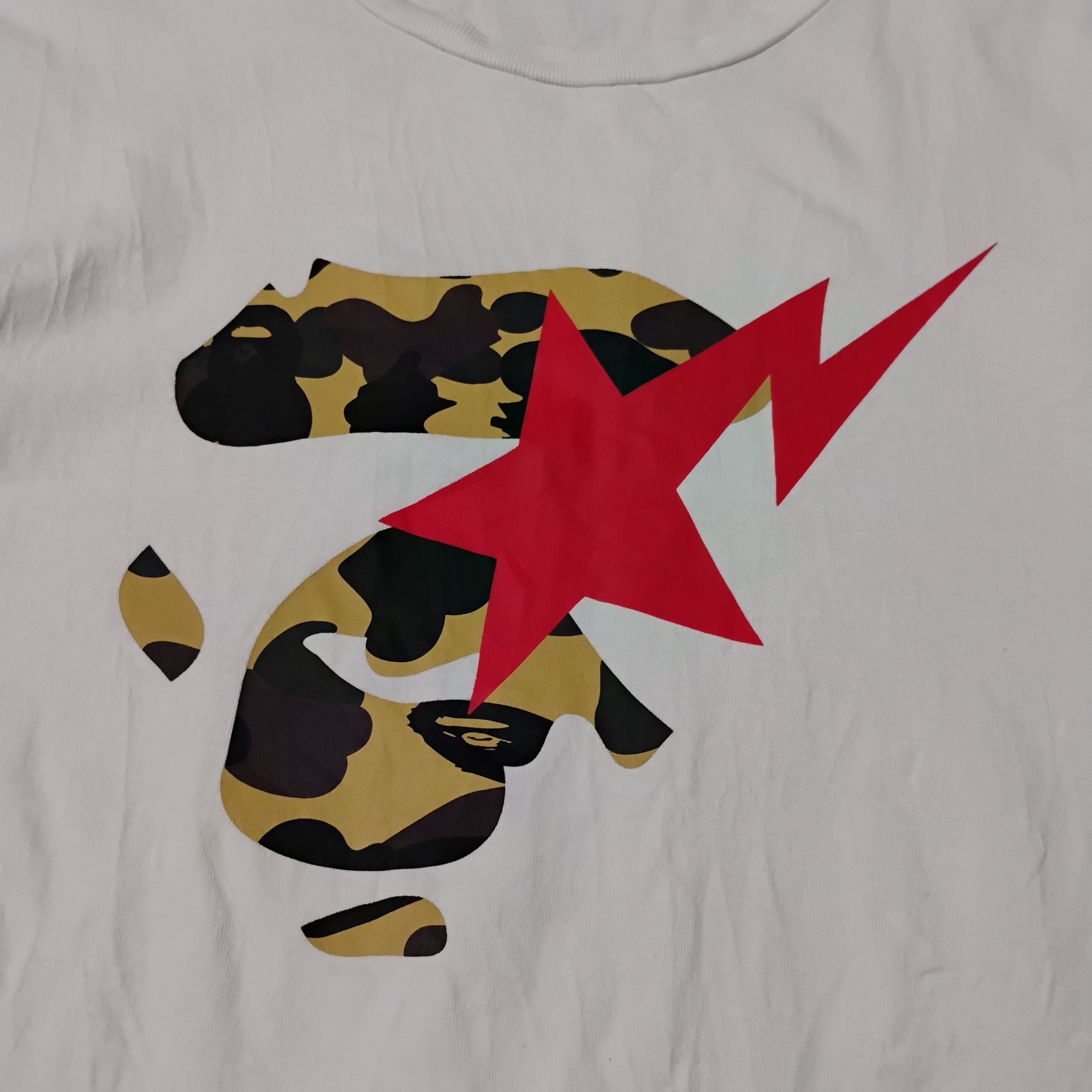 Bape Bape 1st Camo Ape Face Sta T Shirt Size US L / EU 52-54 / 3 - 2 Thumbnail