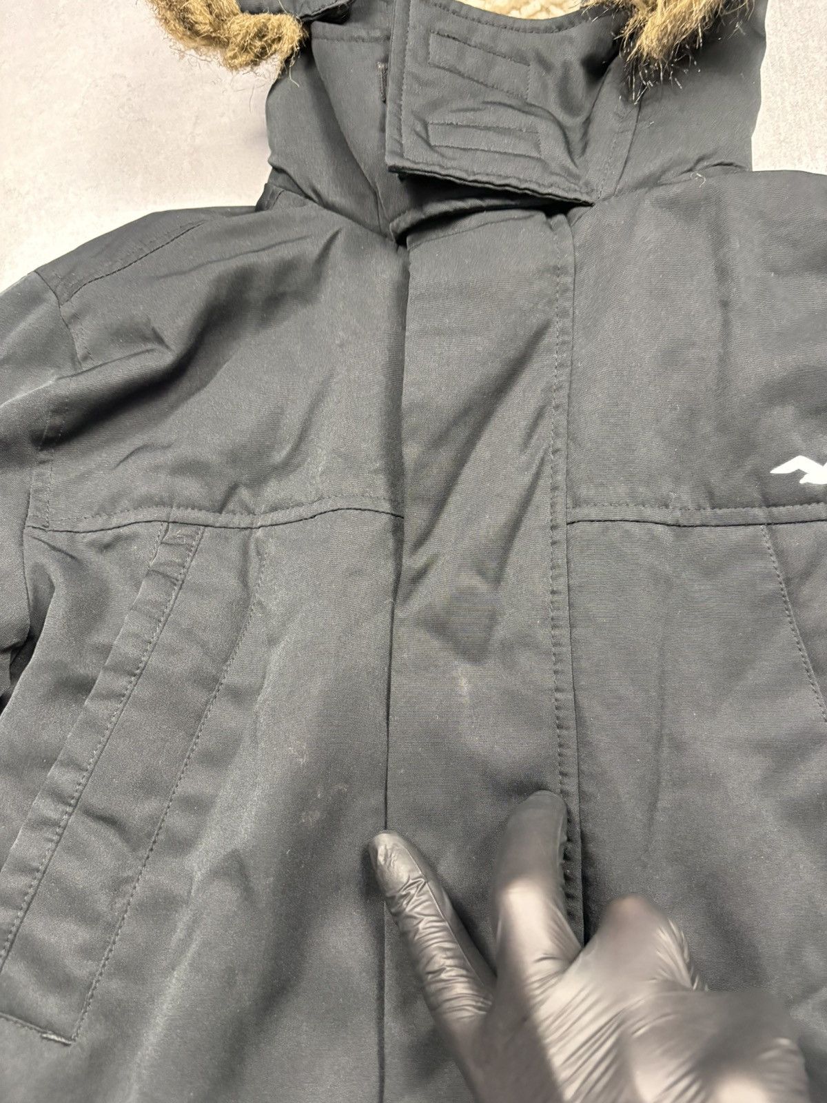 Hollister Hollister Black Faux Fur Lined Parka Jacket XS Y2K Size XS / US 0-2 / IT 36-38 - 6 Thumbnail