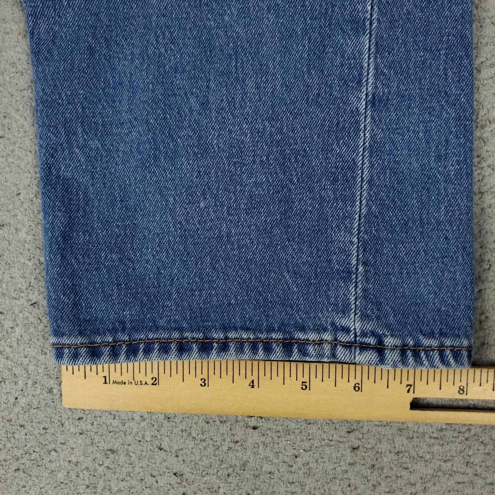 Levi's Levi's 501 Jeans Mens Regular Fit Blue Denim Button Fly Straight Leg 34x30 Pants Size US 34 / EU 50 - 6 Thumbnail