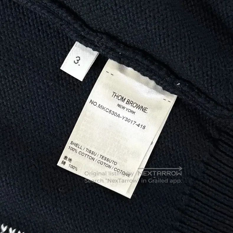 Thom Browne Thom Browne Embroidered Cardigan Size US L / EU 52-54 / 3 - 8 Thumbnail