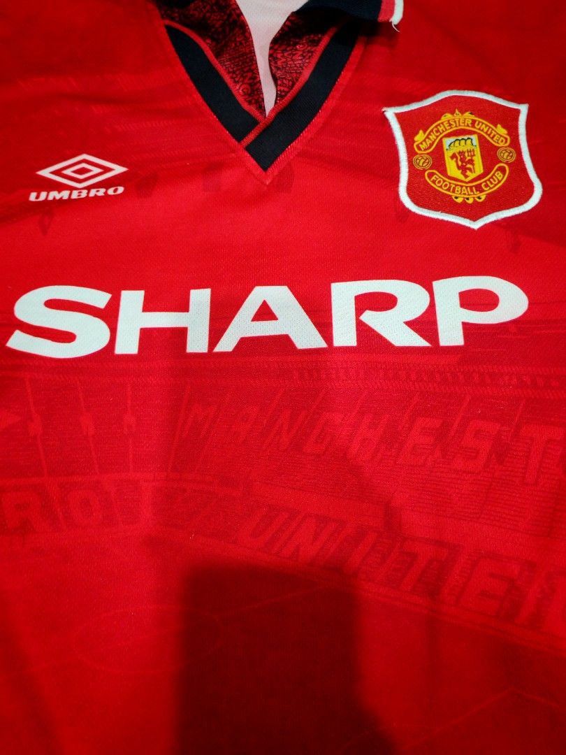 Umbro Man United Umbro 94/95 Home Jersey Size US L / EU 52-54 / 3 - 5 Thumbnail