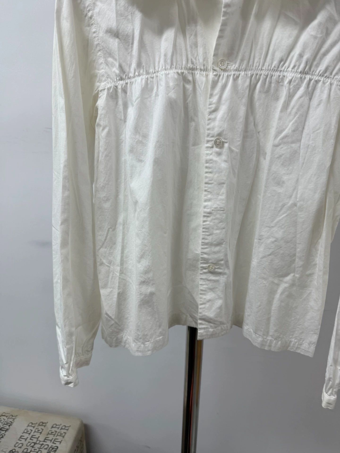 Comme des Garcons Comme des Garçons gathered ruffle collar shirt Size S / US 4 / IT 40 - 4 Thumbnail