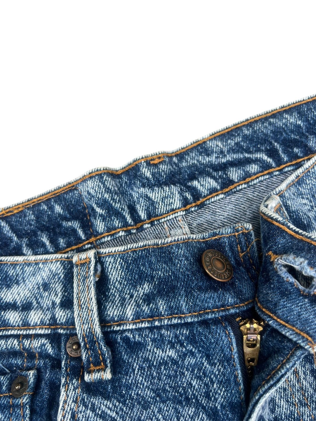 Levi's Vintage 80s Levi’s 505 Acid Wash Denim Jeans Size US 31 - 7 Thumbnail