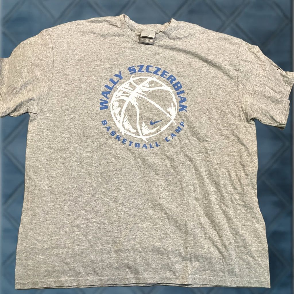 Nike Vintage Nike T Shirt Wally Szczerbiak Basketball Camp RARE Men's XXL Size US XXL / EU 58 / 5 - 1 Thumbnail
